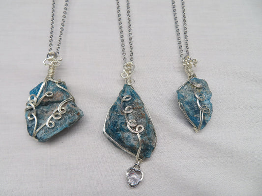 Apatite Crystal Custom Pendant #16