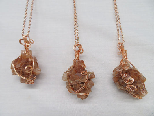 Aragonite Crystal Custom Pendant  #17