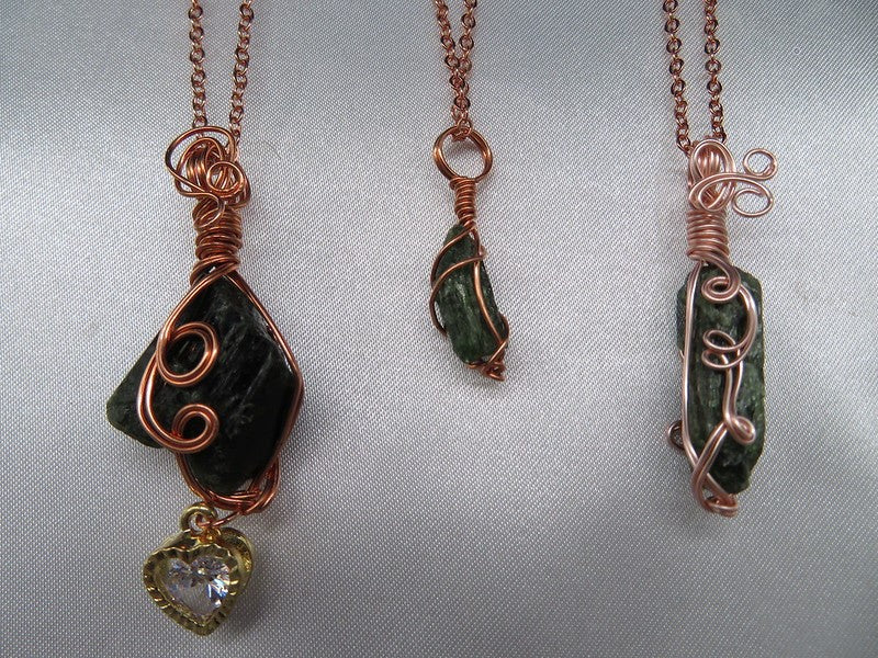 Chrome Diopside Crystal Custom Pendant #31