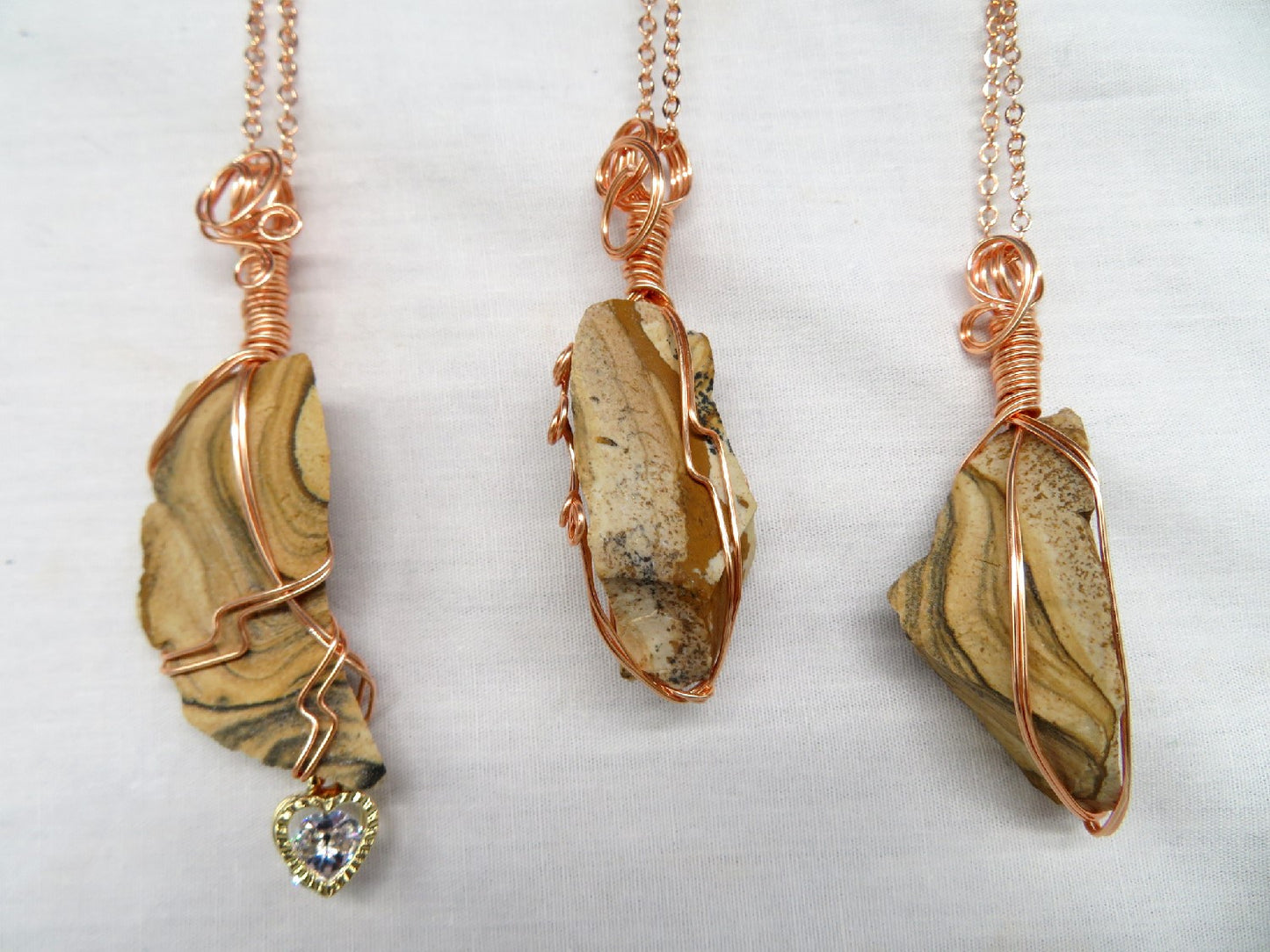 Picture Jasper Crystal Custom Pendant #45