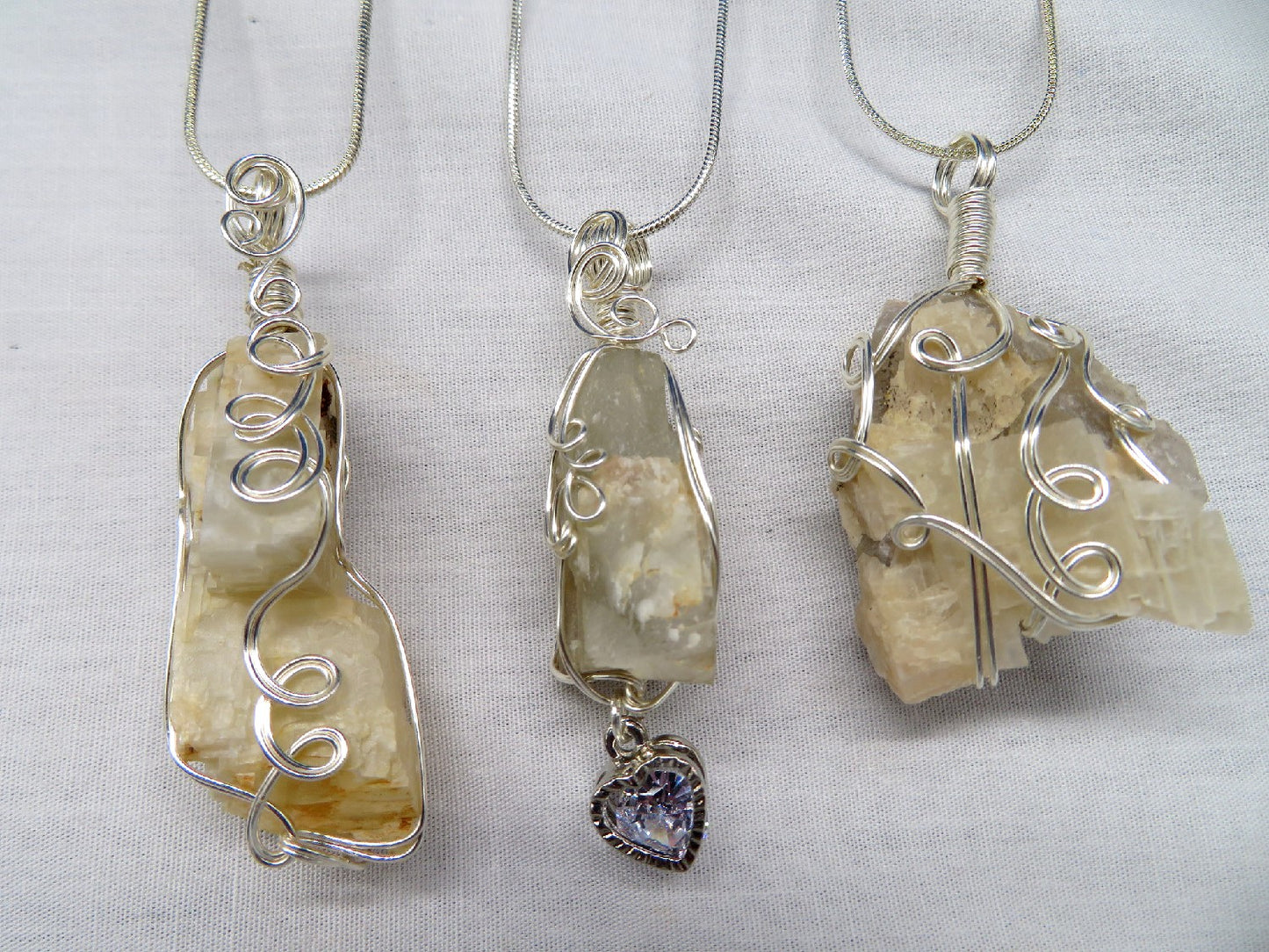 Yellow Moonstone Crystal Custom Pendant #58