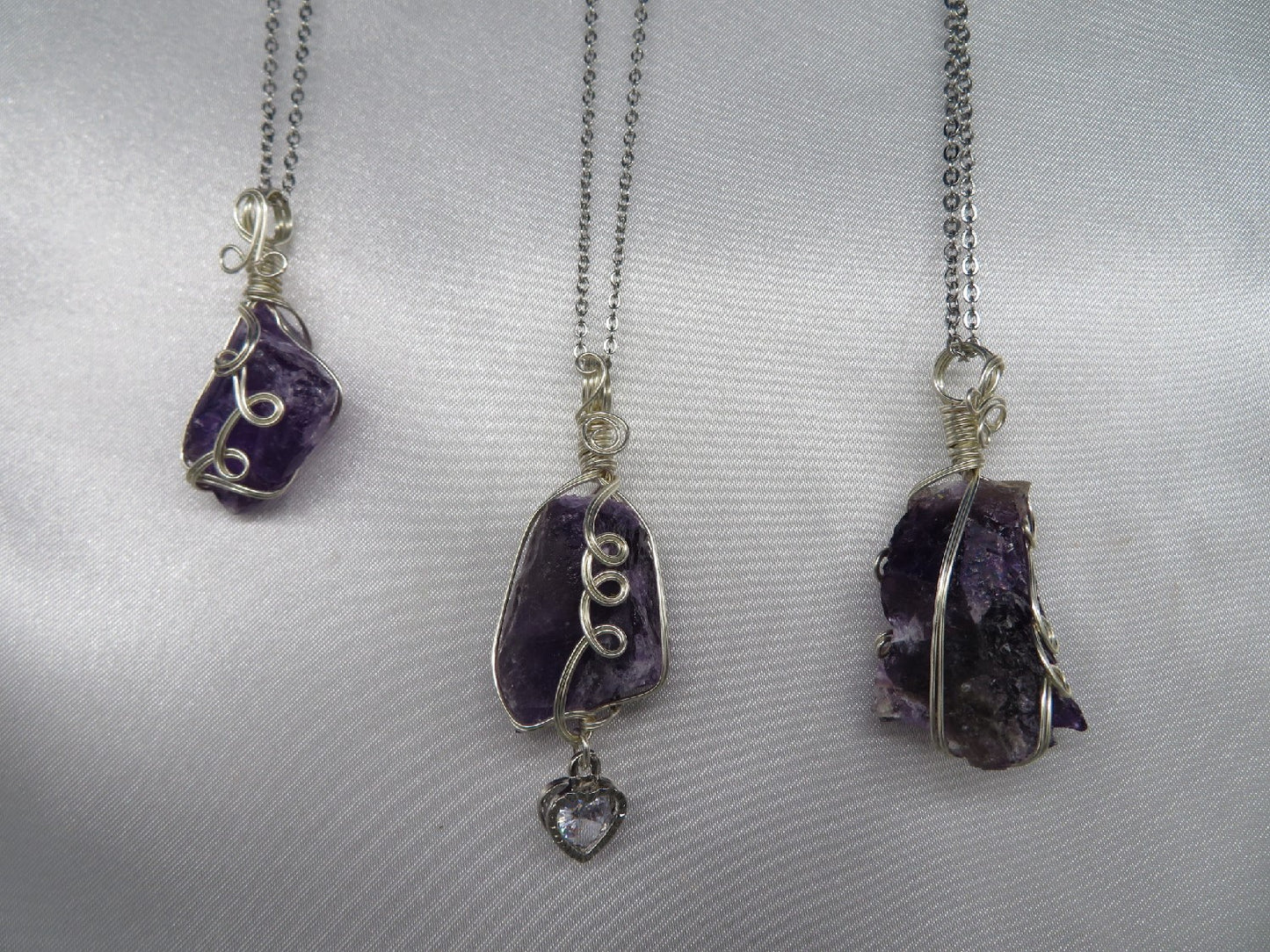 Amethyst Chunk Crystal Custom Pendant #6