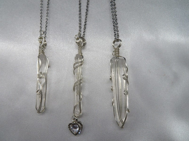 Quartz Singing  Lemarion Crystal Custom Pendant  #77