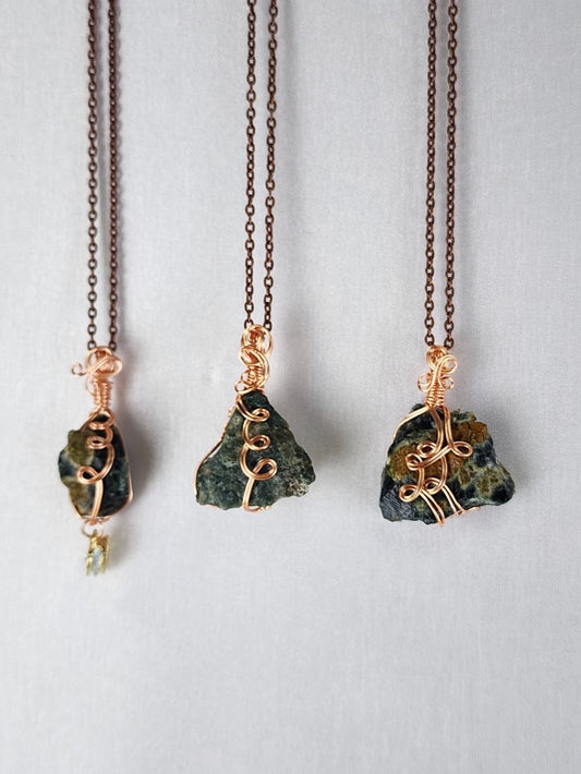 Jasper Ocean Crystal Custom Pendant  #44