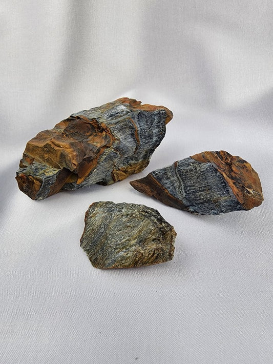 Tiger's Eye/Blue Crystal Raw #R111