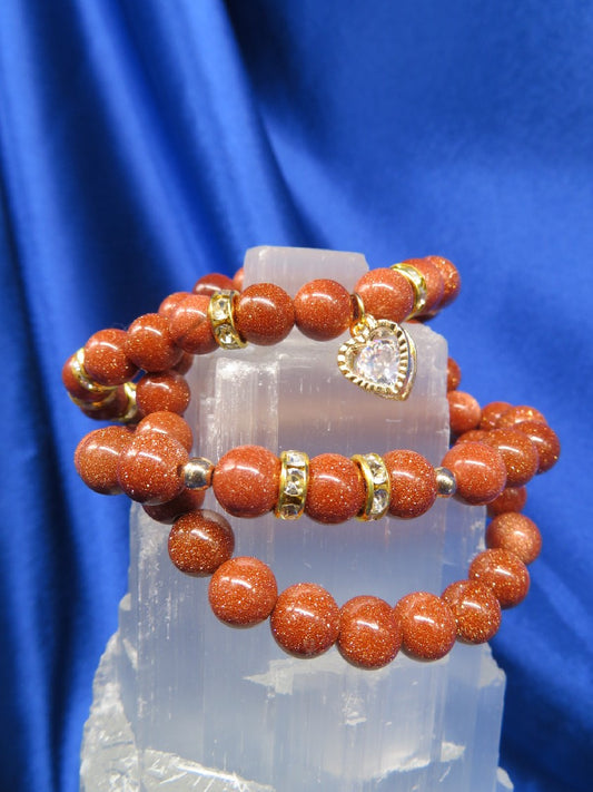 On Sale....Goldstone Crystal Bracelet BR23....Special