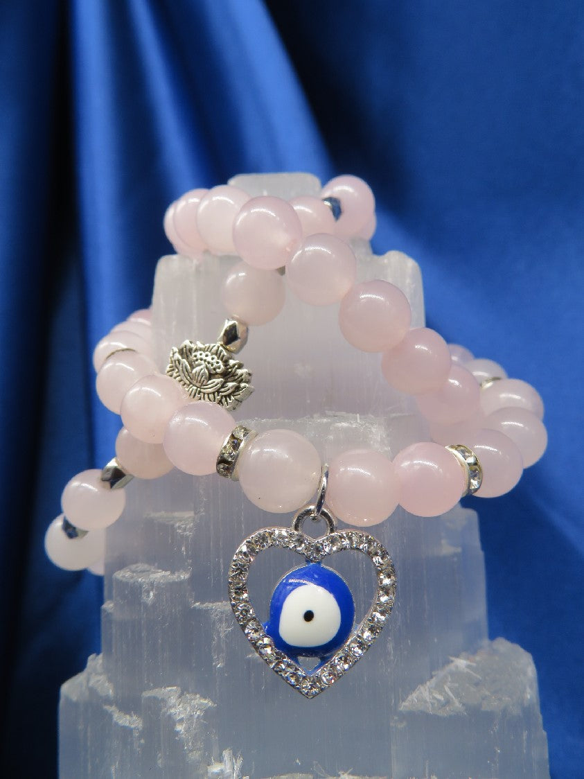 Rose Quartz Crystal Bracelet BR61
