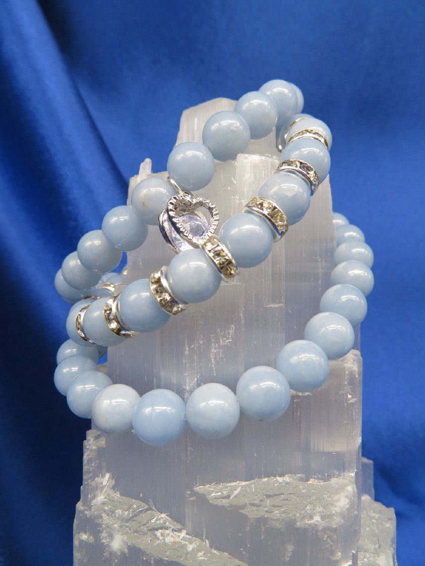 Angelite Crystal Bracelet #BR8