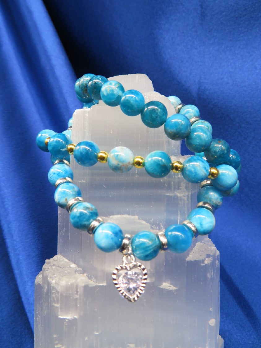 Apatite  Crystal Bracelet  #BR9