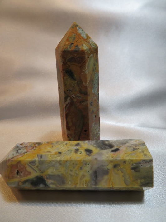 Crazy Lace Agate Wand