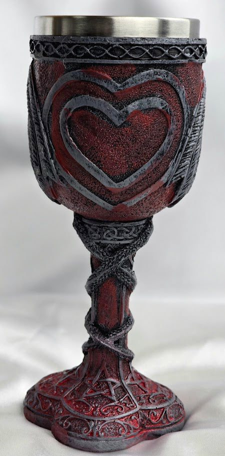 Chalice.... Goblet ...Red Heart Dragon