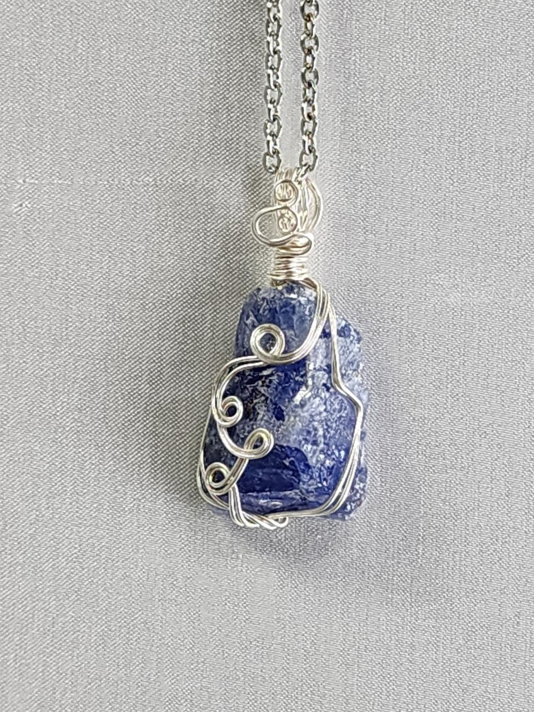 Tanzanite Crystal Custom Pendant #E23