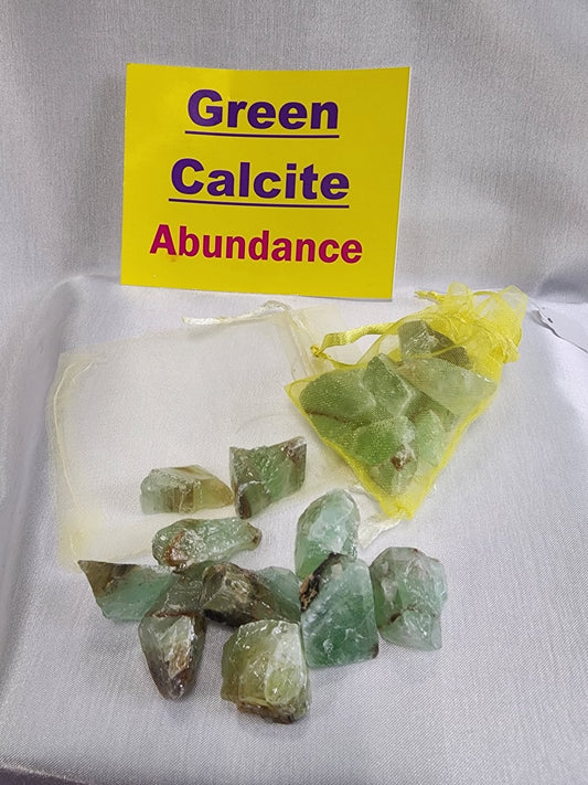 Green Calcite Bag