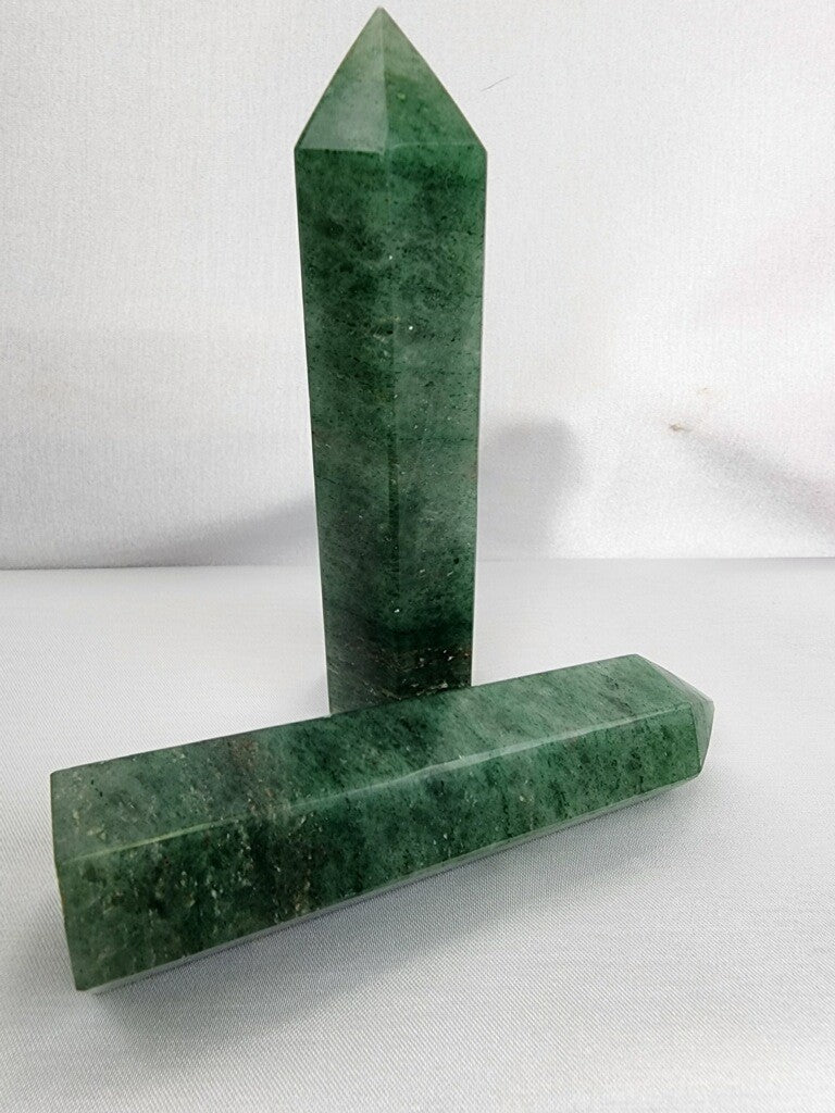 Green Strawberry Quartz Wand