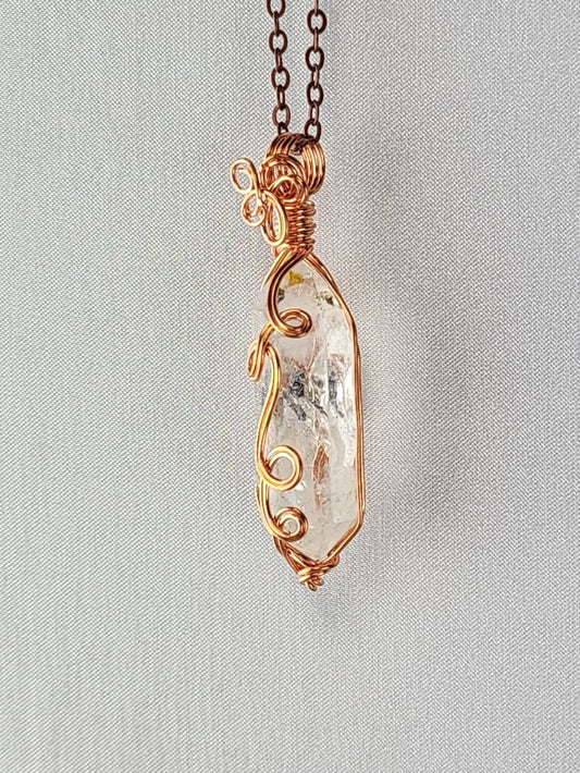 Enhydro Quartz Crystal Custom Pendant #E7