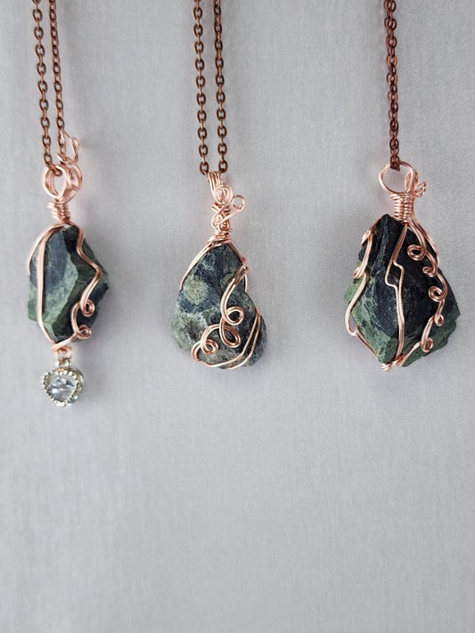 Jasper Kambaba Crystal Custom Pendant  #43