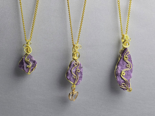 Jade/Lavender Crystal Custom Pendant