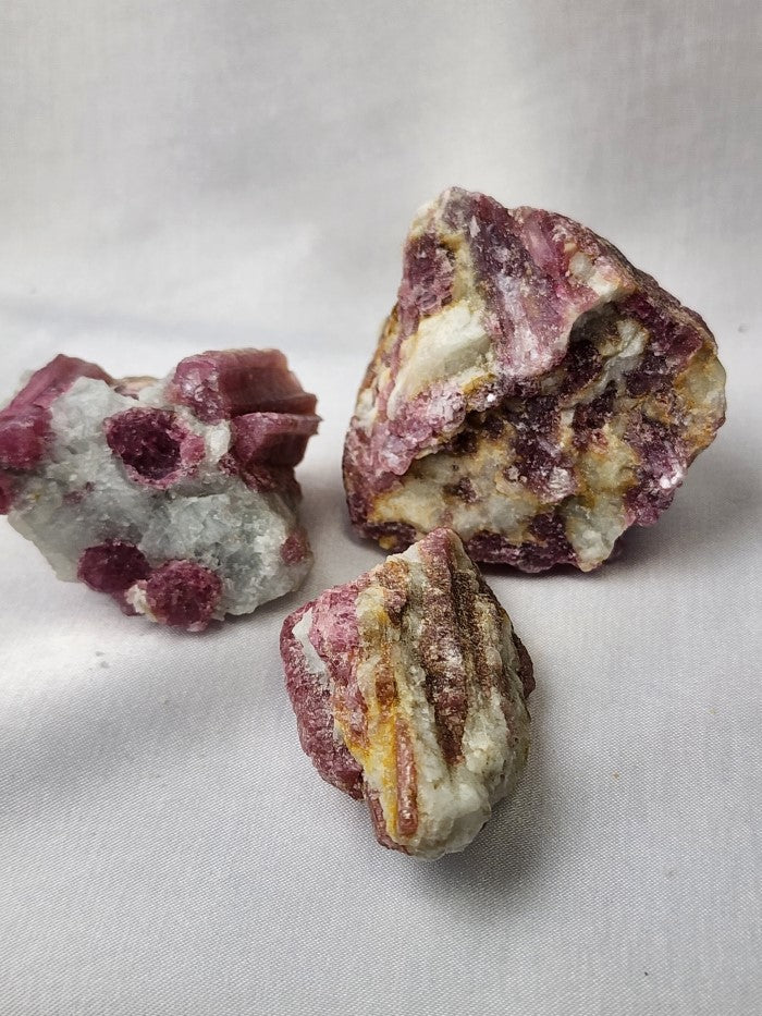 Tourmaline/Pink Crystal Raw #R116