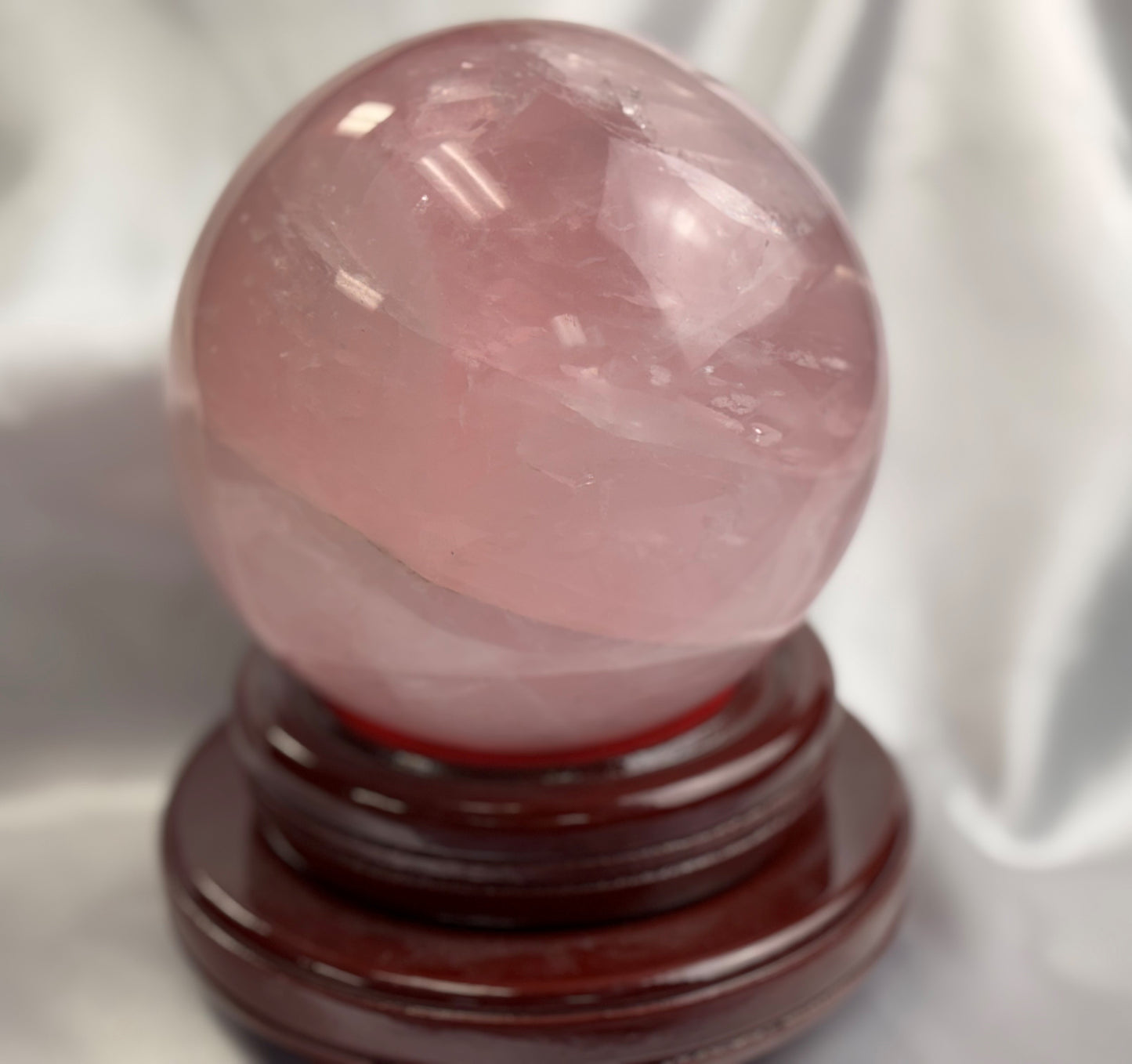 Rose Quartz Crystal Sphere