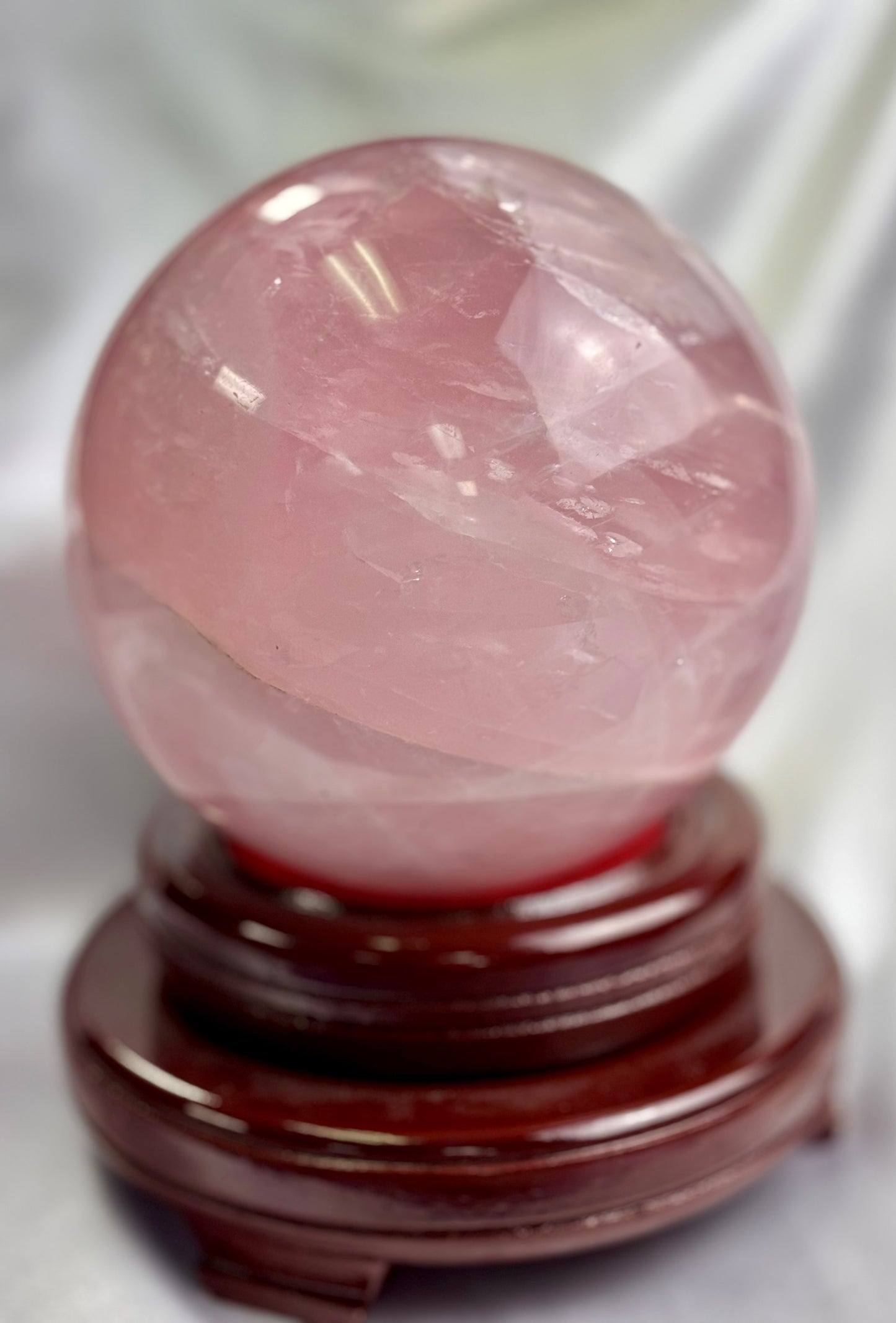 Rose Quartz Crystal Sphere