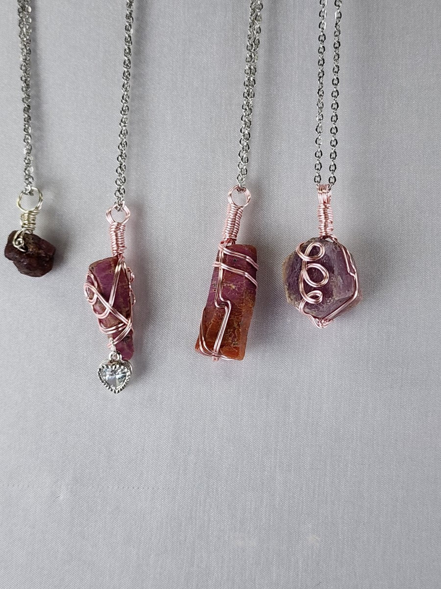 Ruby Custom Crystal Custom Pendant #81