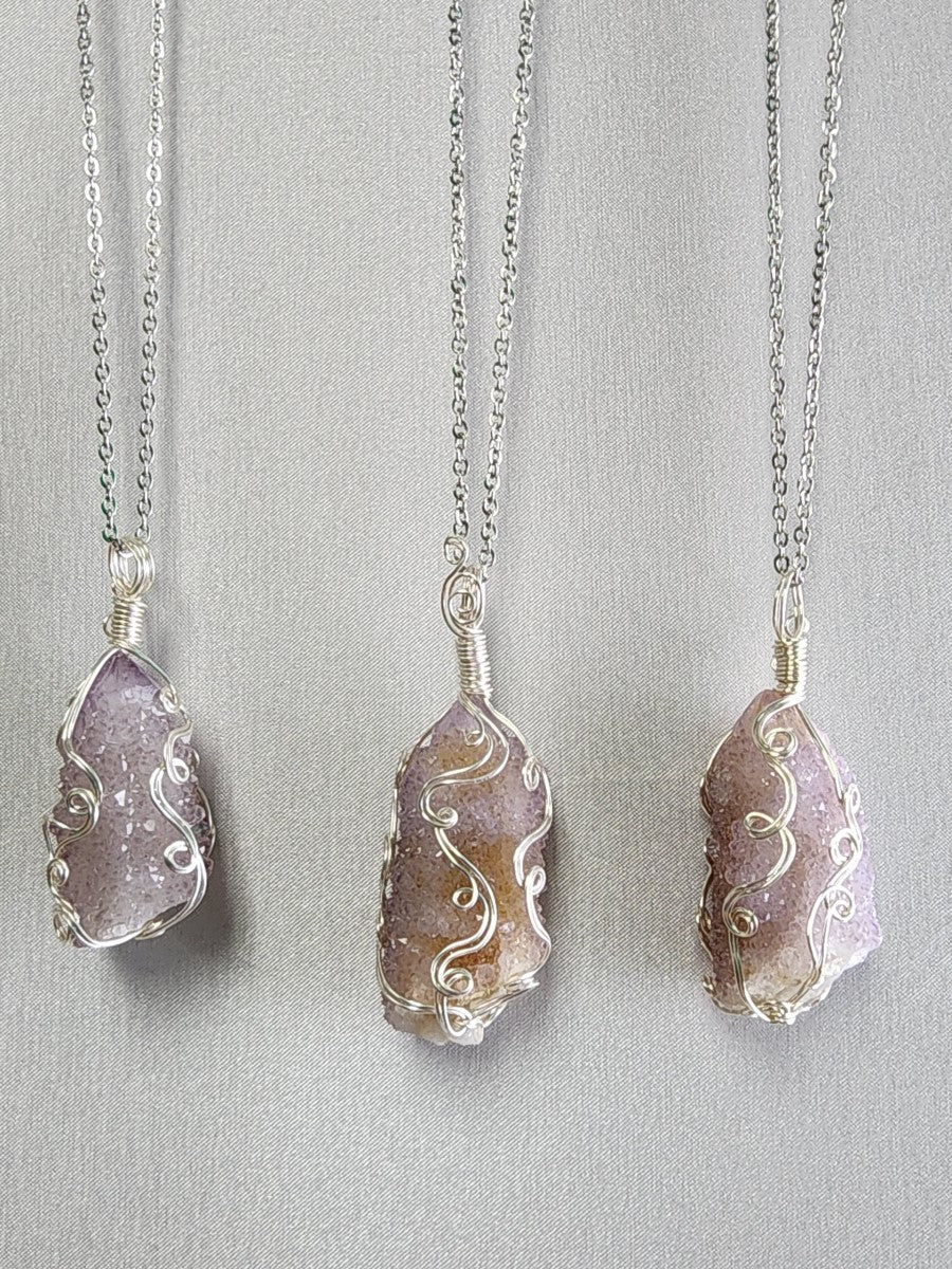 Spirit Quartz Crystal Custom Pendant #P119