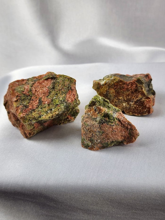 Unakite Crystal Raw  #R119