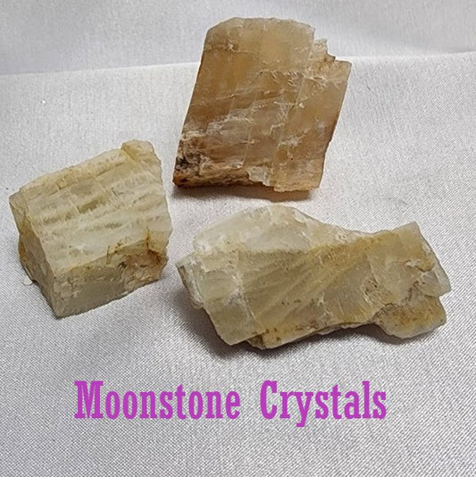 There are 4 kinds of Moonstone Crystals to choose from.
