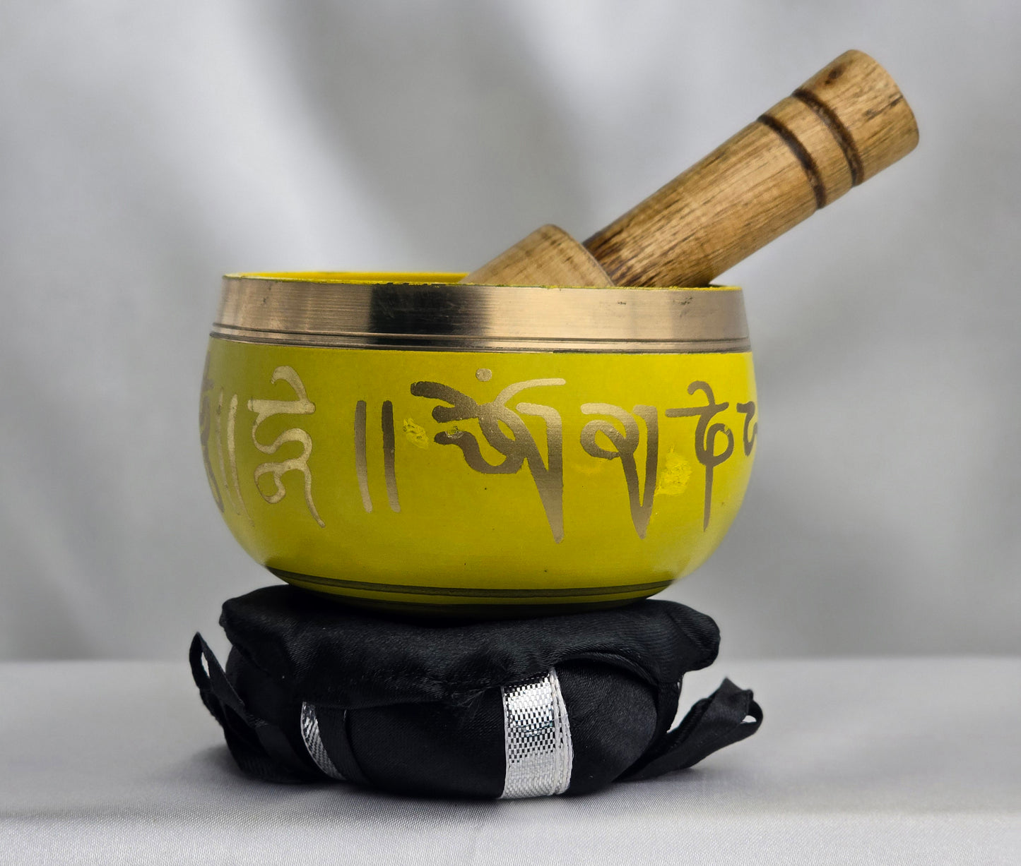 Singing Bowl Yellow Tibetan  3''D