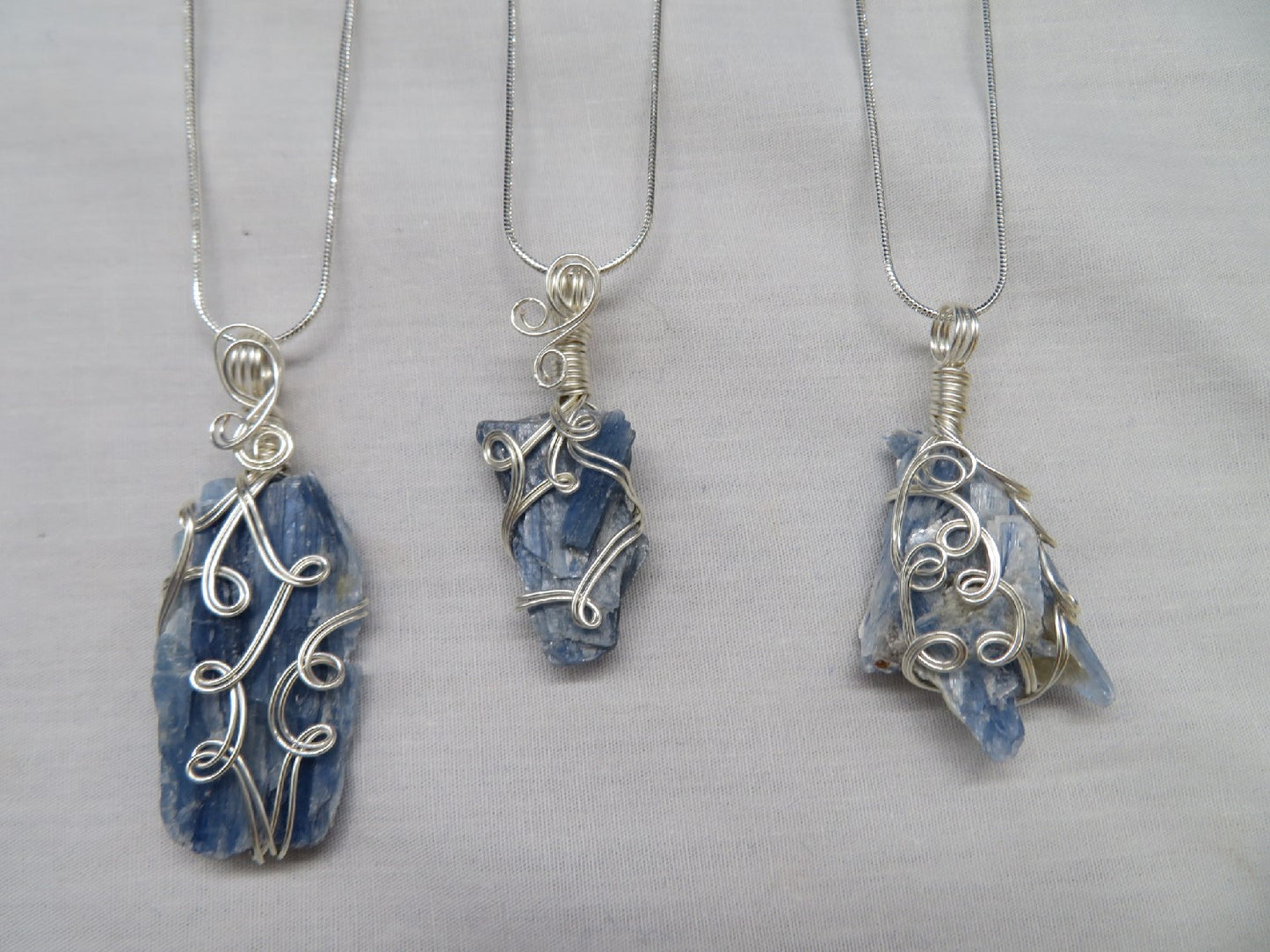 Blue Kyanite Crystal Custom Pendant #49