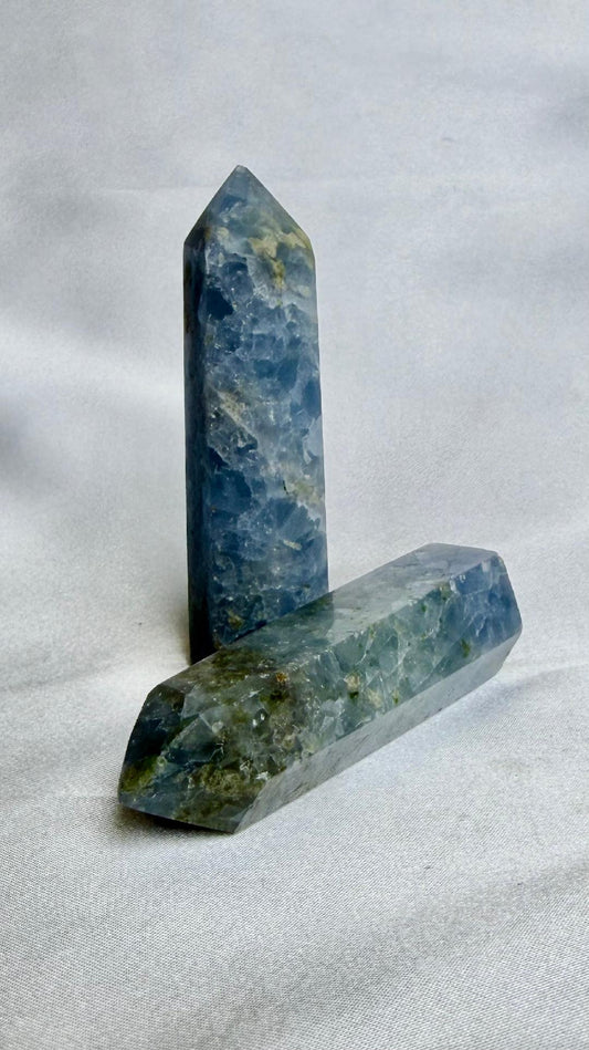 Blue Calcite Wand