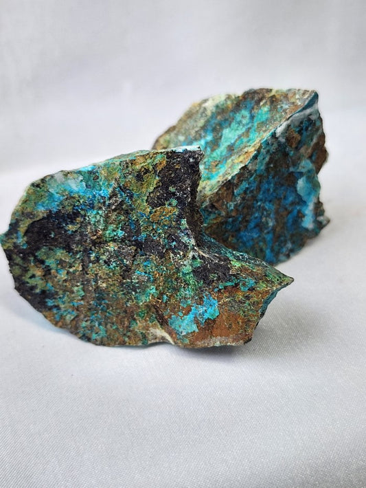 Chrysocolla Crystal Raw #R32