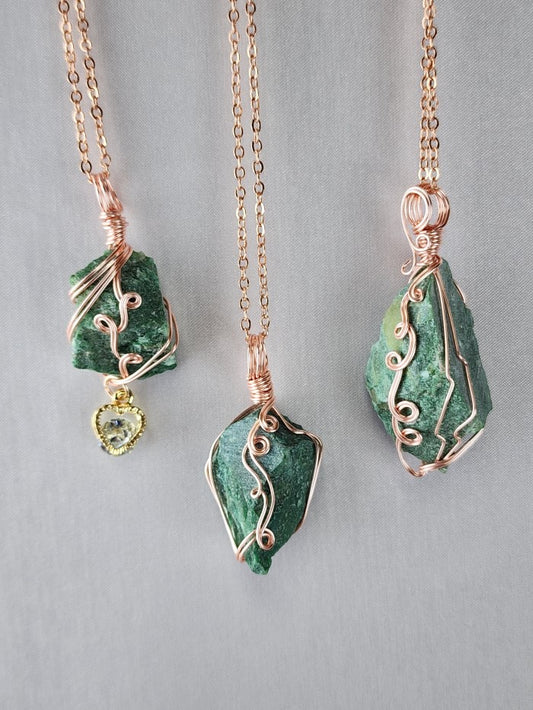 African Jade Crystal Custom Pendant #110