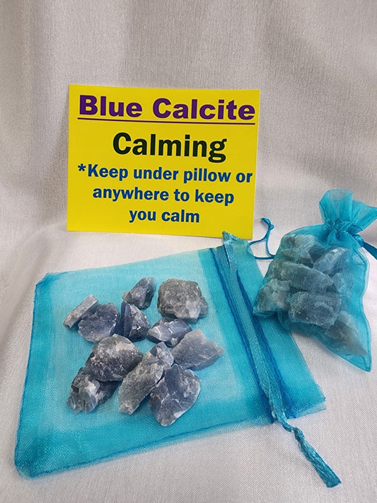 Blue Calcite Bag