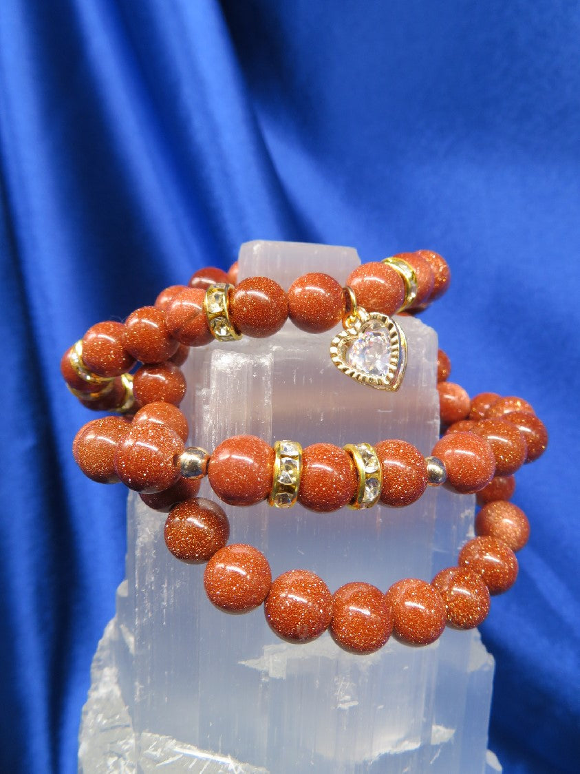 Goldstone Crystal Bracelet BR23