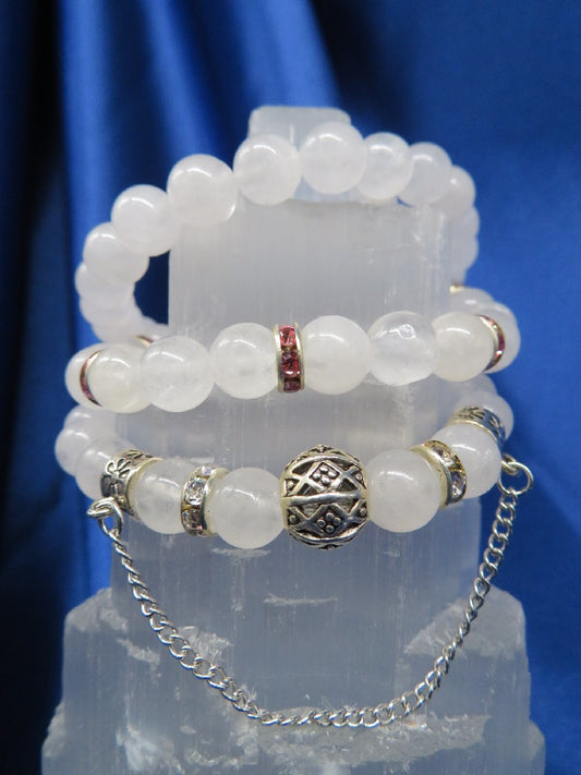 On Sale....Quartz/Snow Crystal Bracelet BR58....Special