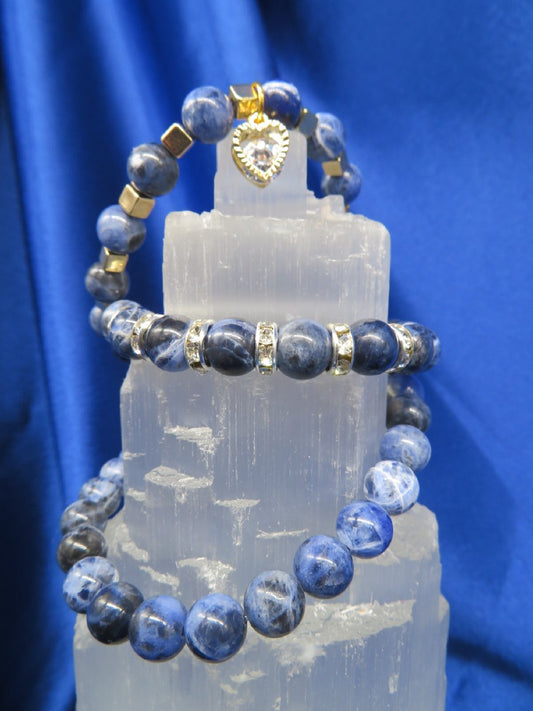 Sodalite Crystal Bracelet BR65