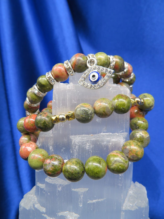 Unakite Crystal Bracelet BR74