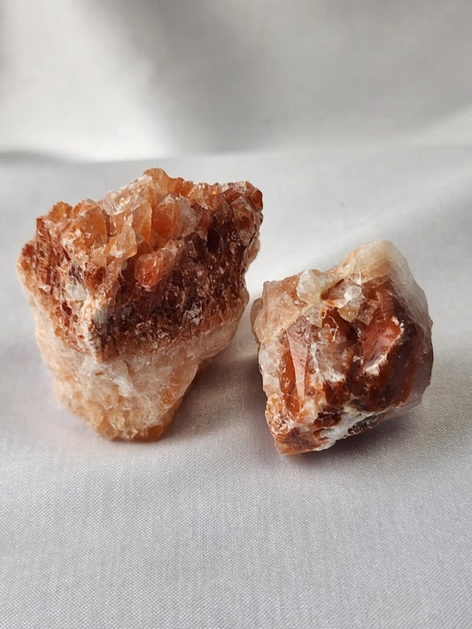Calcite/Red Crystal Raw #R28