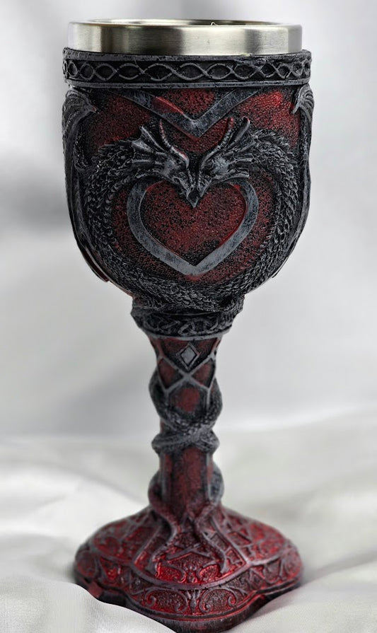 Chalice.... Goblet ...Red Heart Dragon