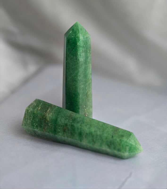 Green Strawberry Quartz  Wand