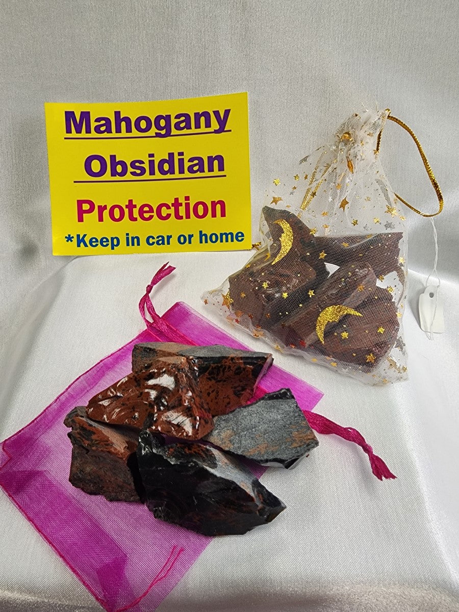 Mahogany Obsidian Bag