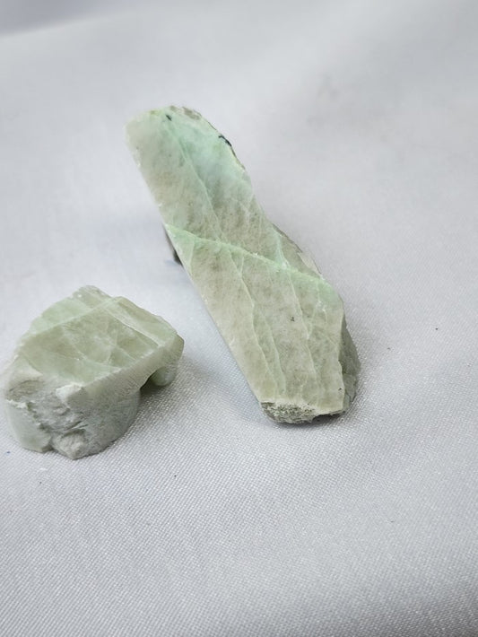 Moonstone/Green Raw Crystal #R70