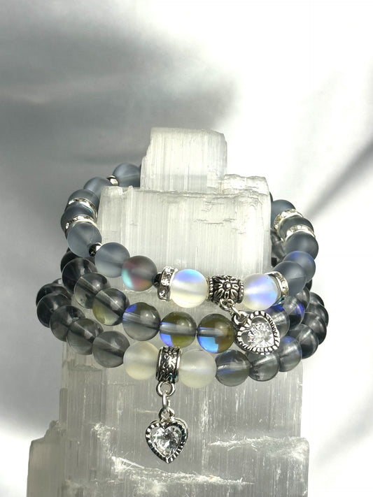 Mystic Aura Quartz Crystal Bracelet