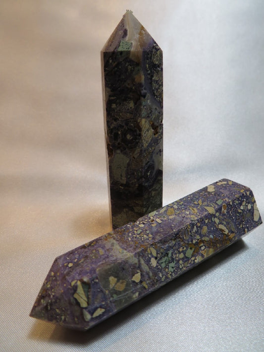 Purple Brecciated Jasper Wand