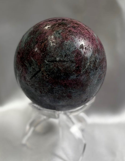 Ruby Sapphire Crystal Sphere