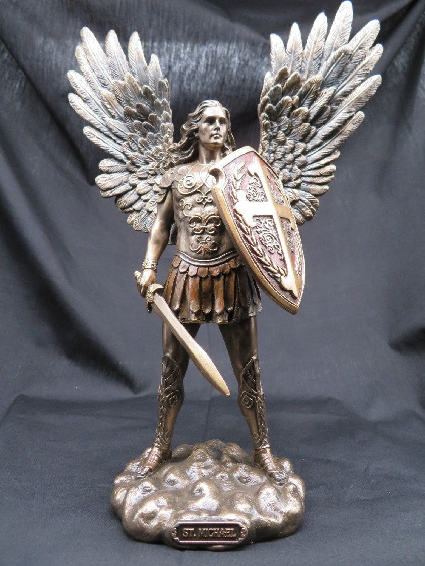 Saint Michael Rider Saint Michael Statues – Crystals CC