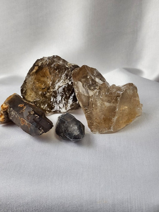 Quartz/Smokey Crystal Raw #R95